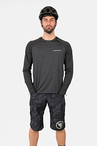ENDURA SingleTrack L/S Jersey, pewter