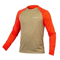 ENDURA SingleTrack L/S Jersey, mushroom ENDURA SingleTrack L/S Jersey, mushroom