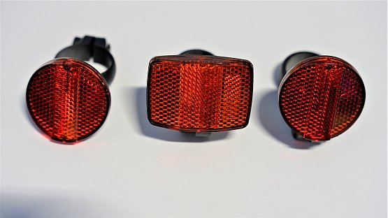 Zadná odrazka na sedlo, 1ks