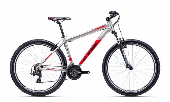 CTM Rein 1.0 27,5" 2022, matná sivá/červená, L (18") CTM Rein 1.0 27,5" 2022, matná sivá/červená, L (18")