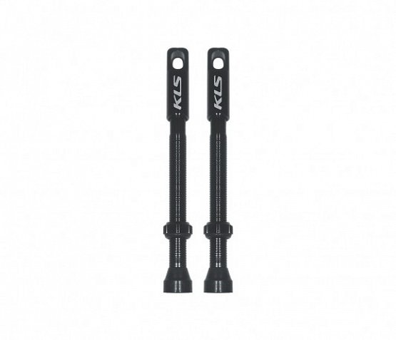 Sada bezdušových ventilov KLS  FV 40mm, čierne