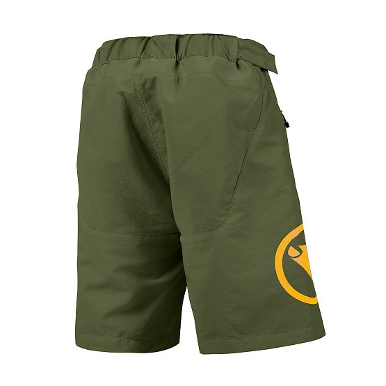 ENDURA Kids MT500JR Short with Liner 7yrs, 9yrs, 11yrs, Olive Green
