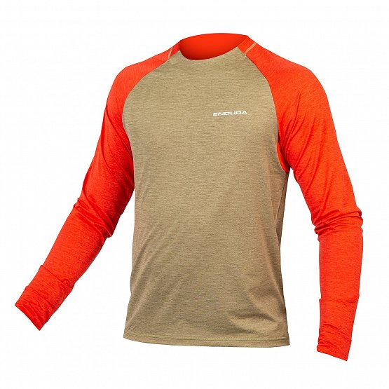 ENDURA SingleTrack L/S Jersey, mushroom ENDURA SingleTrack L/S Jersey, mushroom
