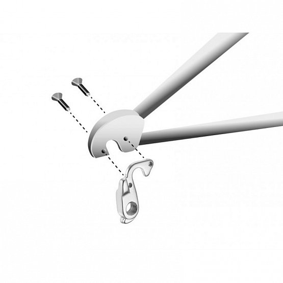 Koncovka rámu vymeniteľná GH-112, AL