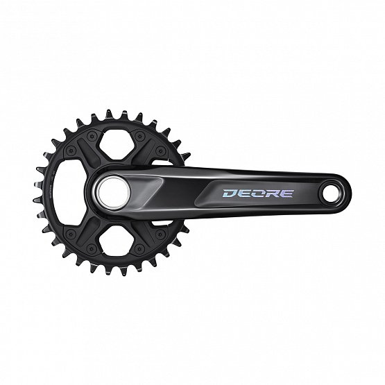 Kľuky SHIMANO Deore M6100 12k, 175mm, 32z, čierna