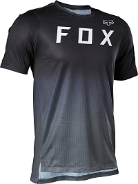 FOX Flexair Ss Jersey, black - MEGA VÝPREDAJ -30%