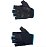 NORTHWAVE Fast Short Finger Glove, black/blue - MEGA VÝPREDAJ -30%