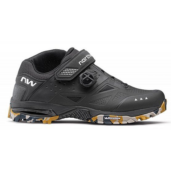 NORTHWAVE Enduro Mid 2, black/camo sole