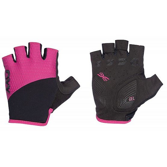 NORTHWAVE Fast Woman Short Finger Glove, black/fucshia - MEGA VÝPREDAJ -30%