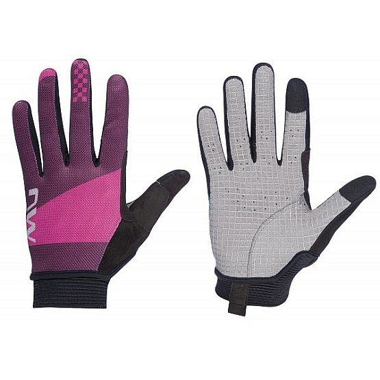 NORTHWAVE Air Lf W Full Finger Glove, fuchsia/black - MEGA VÝPREDAJ -30%