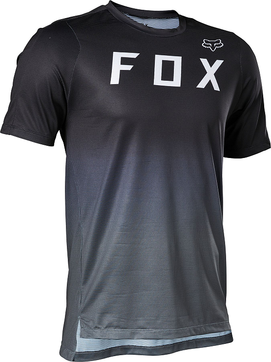 FOX Flexair Ss Jersey, black - MEGA VÝPREDAJ -30%
