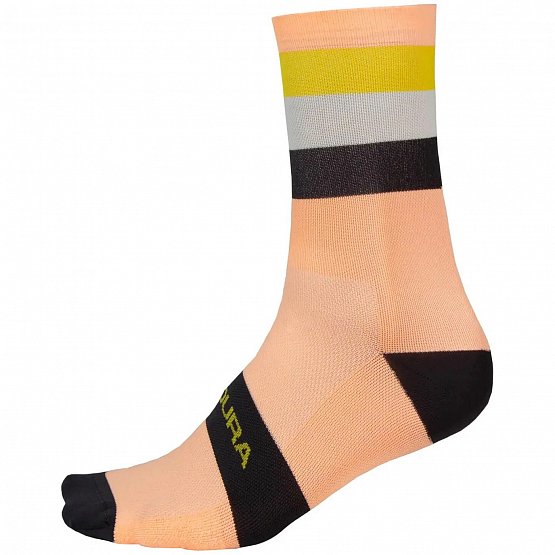 ENDURA Bandwidth Sock, neon peach, S-M