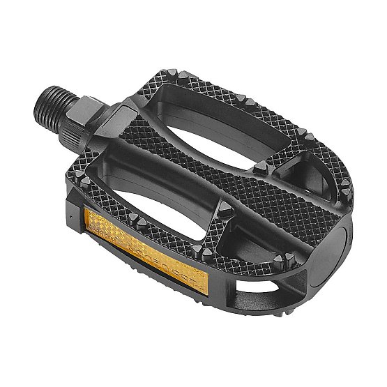 Pedále LONGUS Kid MTB detské PP plast, čierne, guličkové