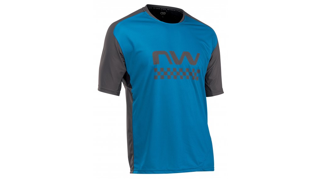 Northwave Edge Man Jersey Short Sleeve, blue/black