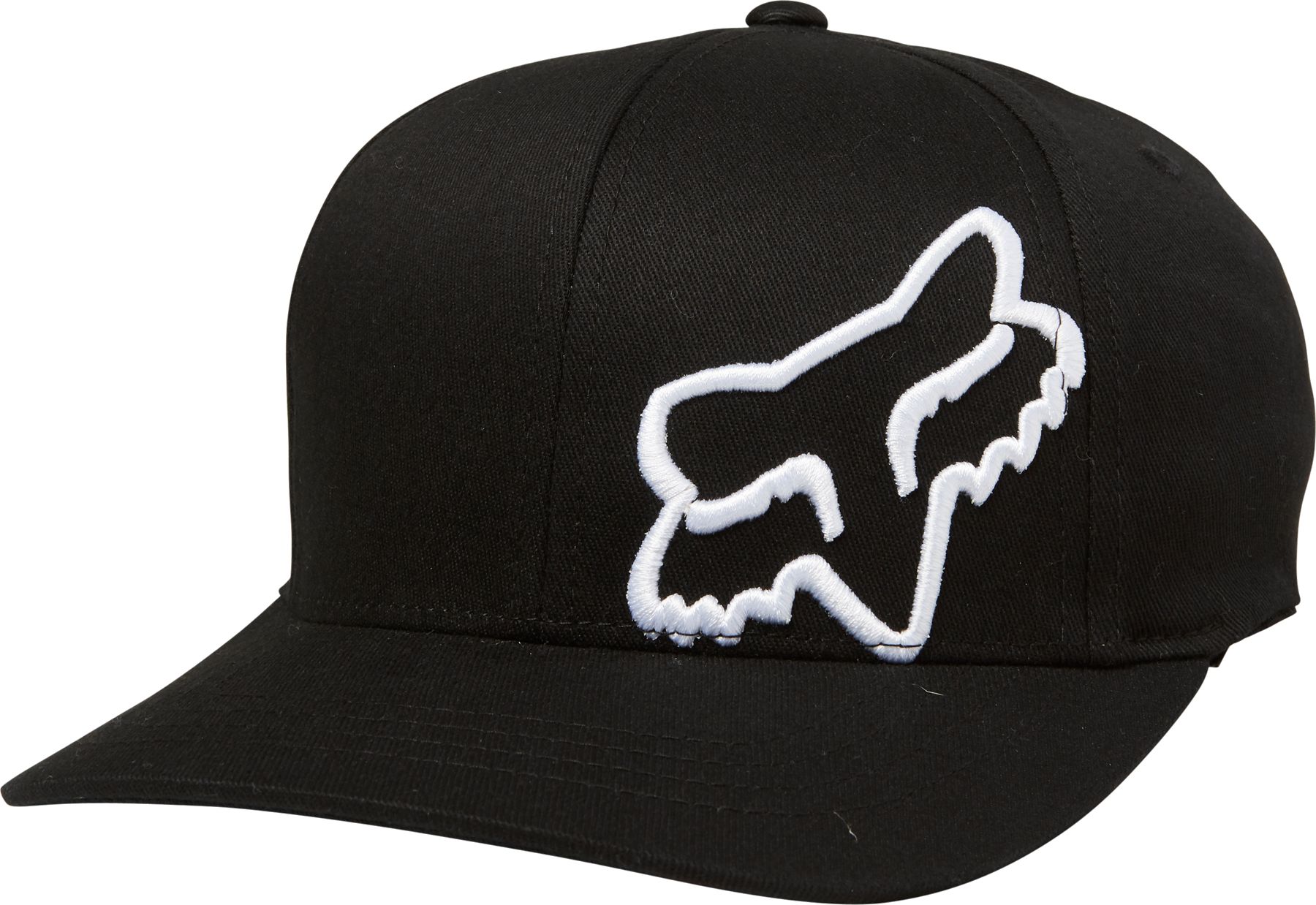 FOX Youth Flex 45 Flexfit Hat, black/white
