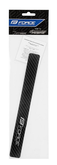 Nálepka FORCE pod reťaz, karbón