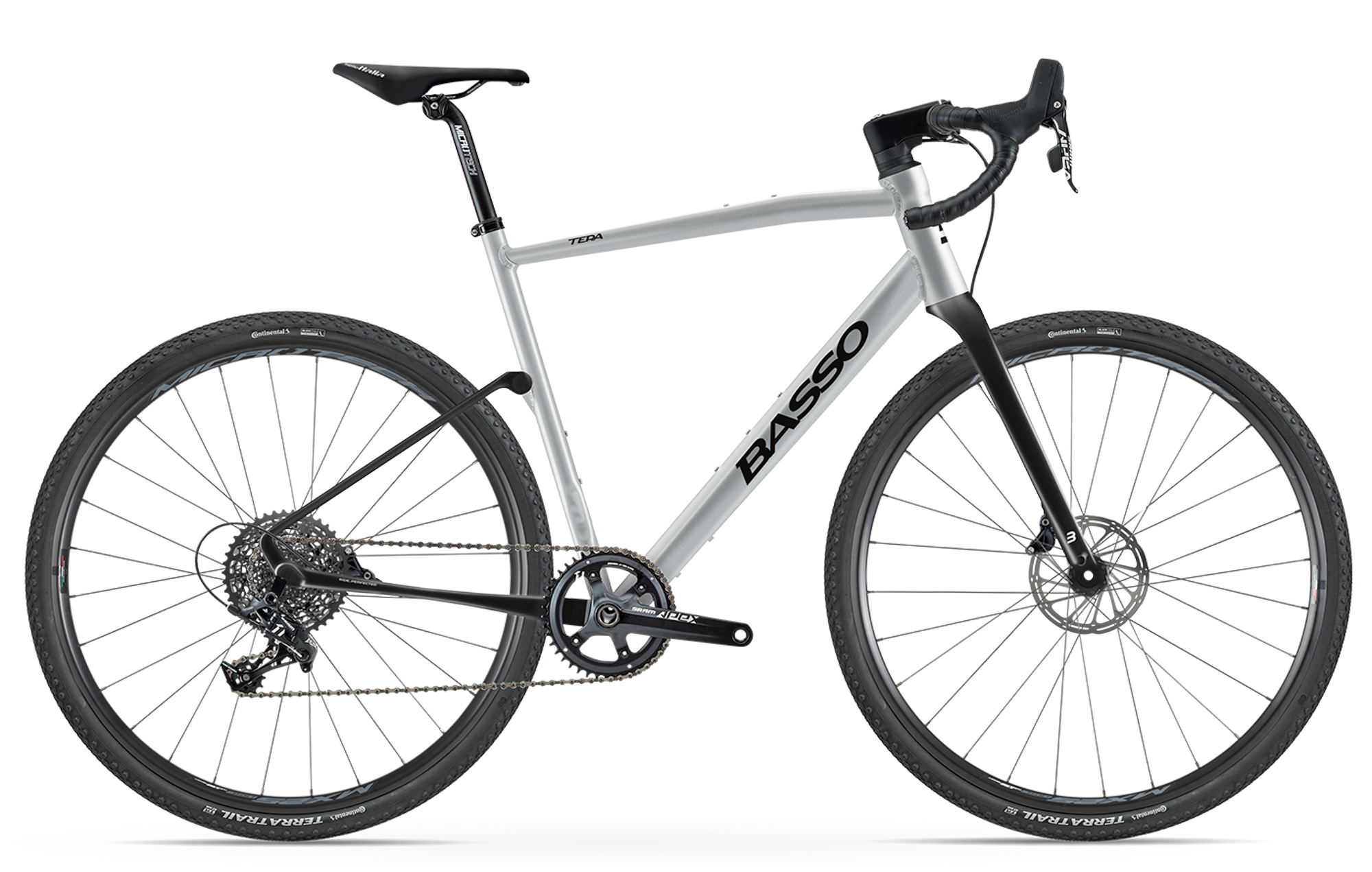 BASSO Tera 28" 2022, Sram Apex, Microtech MX25, silver brushed