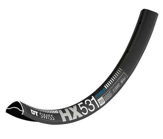 Ráfik DT Swiss HX 531 27,5"/30mm 584-30, priemer ventilu 6,5mm, 28 der, čierny