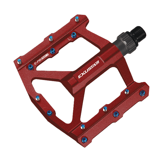 MTB Pedále EXUSTAR PB557, červené MTB Pedále EXUSTAR PB557, červené