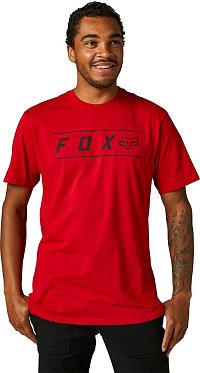 FOX Pinnacle Ss Tech Premium Tee, flame red - MEGA VÝPREDAJ -30%