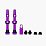 Muc-Off Tubeless Valves 44mm Purple V2