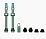 Muc-Off Tubeless Valves 44 mm Turquise V2  Muc-Off Tubeless Valves 44 mm Turquise V2