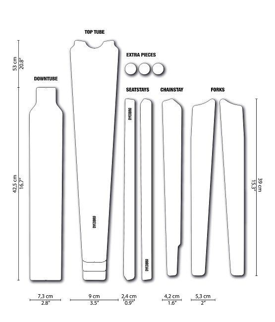 Ochranná fólia DYEDbro Clear White Gravel, lesklá