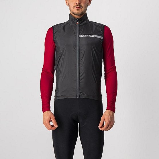 Vesta CASTELLI 21512 SQUADRA STRETCH, svetlá čierna Vesta CASTELLI 21512 SQUADRA STRETCH, svetlá čierna