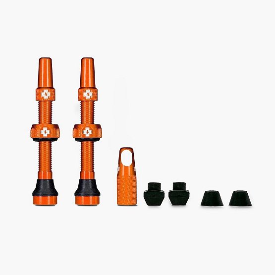 Muc-Off Tubeless Valves 44mm Orange V2