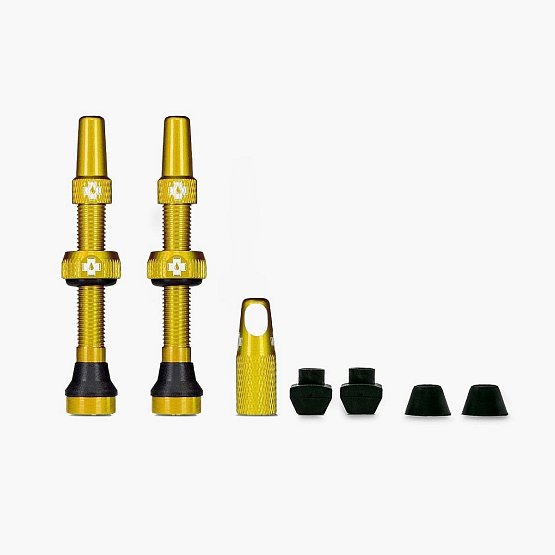 Muc-Off Tubeless Valves 44mm Gold V2