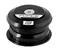 Hlavové zloženie FORCE Ahead 1 1/8" polointegr. Al, čierne