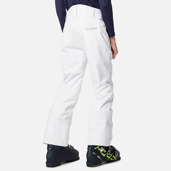 ROSSIGNOL Girl Ski Pant, white, 10 ROSSIGNOL Girl Ski Pant, white, 10
