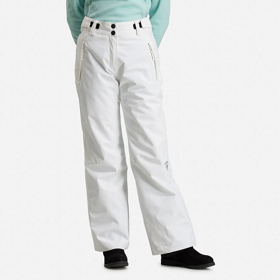 ROSSIGNOL Girl Ski Pant, white, 10 ROSSIGNOL Girl Ski Pant, white, 10