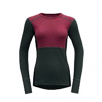 DEVOLD Lauparen Merino 190 Shirt Woman, Beetroot/woods DEVOLD Lauparen Merino 190 Shirt Woman, Beetroot/woods