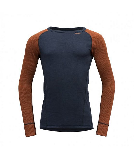 DEVOLD Duo Active Merino 205 Shirt Man, Flame/Ink DEVOLD Duo Active Merino 205 Shirt Man, Flame/Ink