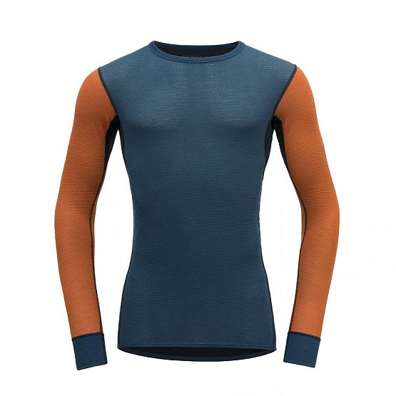 DEVOLD Wool Mesh 190 Shirt Man, Flame, XL DEVOLD Wool Mesh 190 Shirt Man, Flame, XL