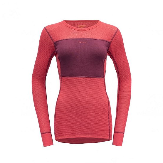 DEVOLD Wool Mesh 190 Shirt Woman, Beetroot/poppy, XL DEVOLD Wool Mesh 190 Shirt Woman, Beetroot/poppy, XL