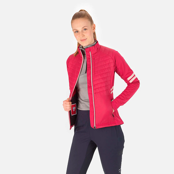 ROSSIGNOL Poursuite Warm Jkt, red, S - MEGA VYPREDAJ -40%