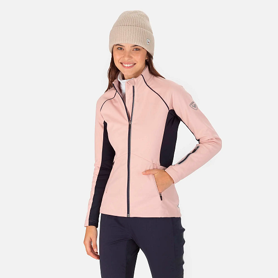 ROSSIGNOL W Softshell Jacket, powder pink