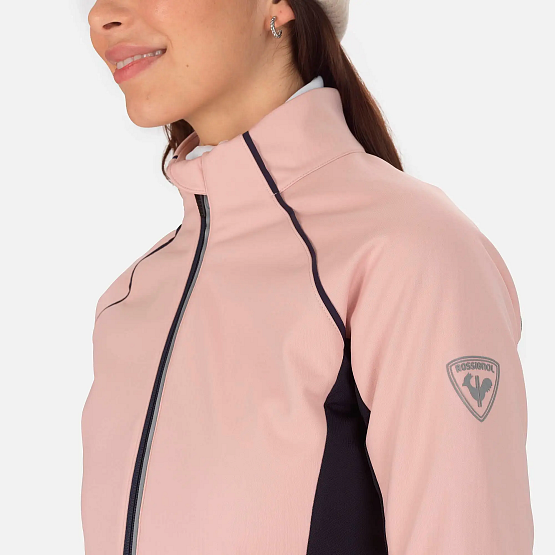 ROSSIGNOL W Softshell Jacket, powder pink