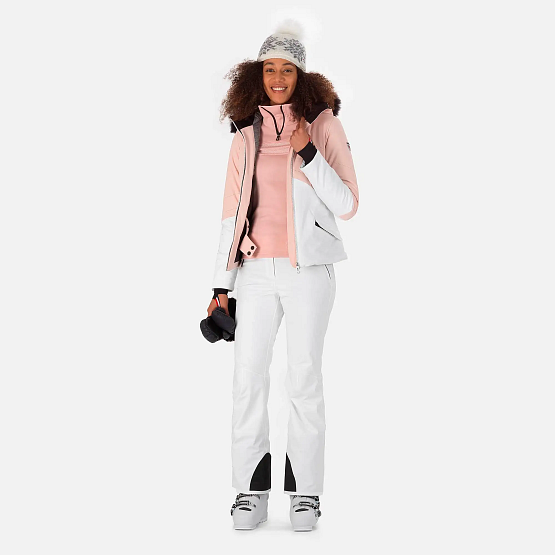 ROSSIGNOL W Merino Terrain Jacket, pink-white - MEGA VYPREDAJ -40% ROSSIGNOL W Merino Terrain Jacket, pink-white - MEGA VYPREDAJ -40%