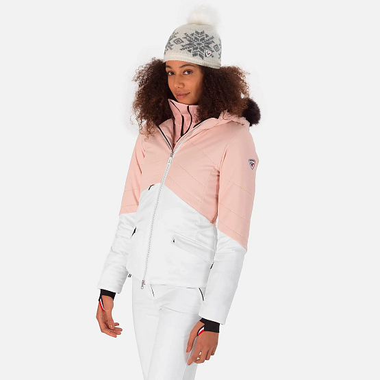 ROSSIGNOL W Merino Terrain Jacket, pink-white - MEGA VYPREDAJ -40% ROSSIGNOL W Merino Terrain Jacket, pink-white - MEGA VYPREDAJ -40%
