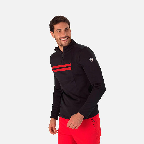 ROSSIGNOL Resort 1/2 Zip, black, M ROSSIGNOL Resort 1/2 Zip, black, M
