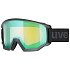 UVEX Athletic FM, black mat/green, S2 UVEX Athletic FM, black mat/green, S2