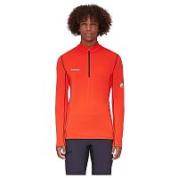 MAMMUT Aenergy ML Half Zip Pull Men, hot red-black - MEGA VÝPREDAJ -30%