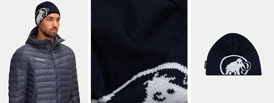 MAMMUT Tweak Beanie, Marine-white, UNI