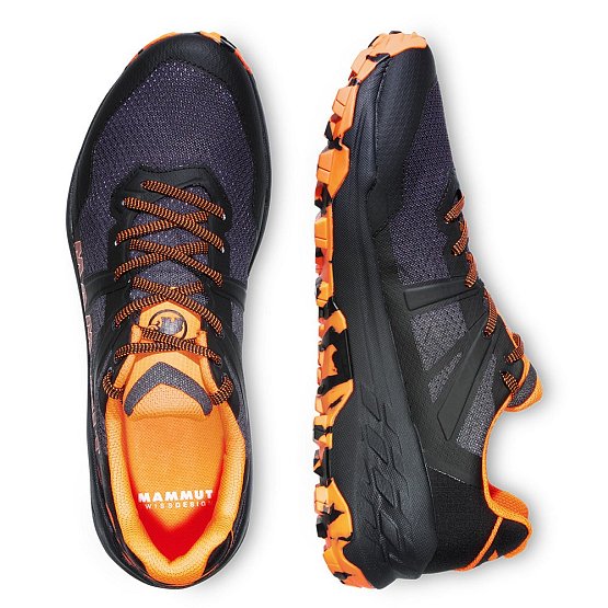 MAMMUT Sertig II Low GTX Men, black-vibrant orange, UK 8