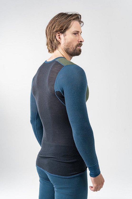 DEVOLD Wool Mesh 190 Shirt Man, flood, XL DEVOLD Wool Mesh 190 Shirt Man, flood, XL