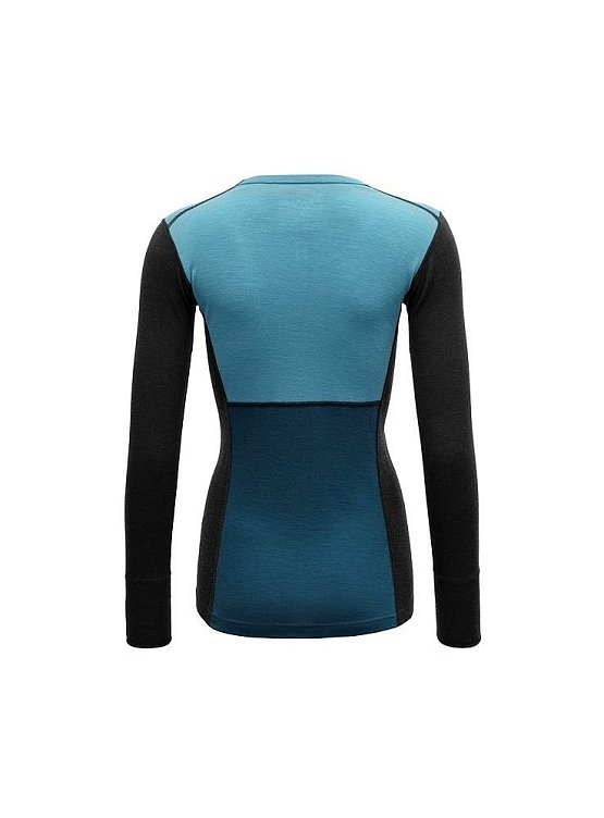 DEVOLD Lauparen Merino 190 Shirt Woman, modrá, XS DEVOLD Lauparen Merino 190 Shirt Woman, modrá, XS