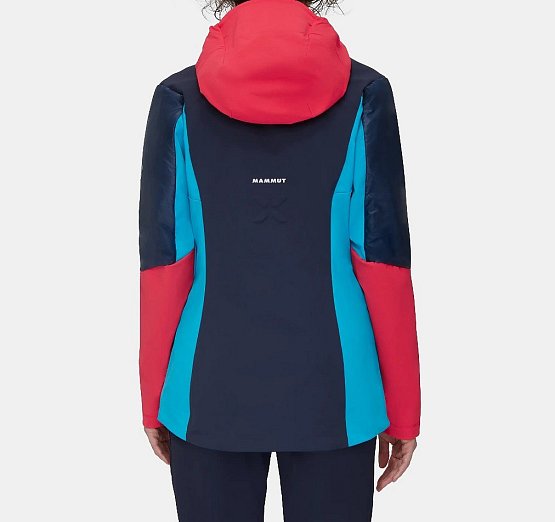 MAMMUT Eisfeld SO Hybrid Hooded Jacket Women, night-azalea MAMMUT Eisfeld SO Hybrid Hooded Jacket Women, night-azalea